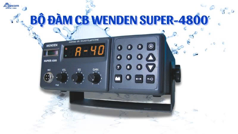 Máy Bộ Đàm CB Wenden Super 4800 – Giải pháp liên lạc hoàn hảo cho tàu biển và tàu sông