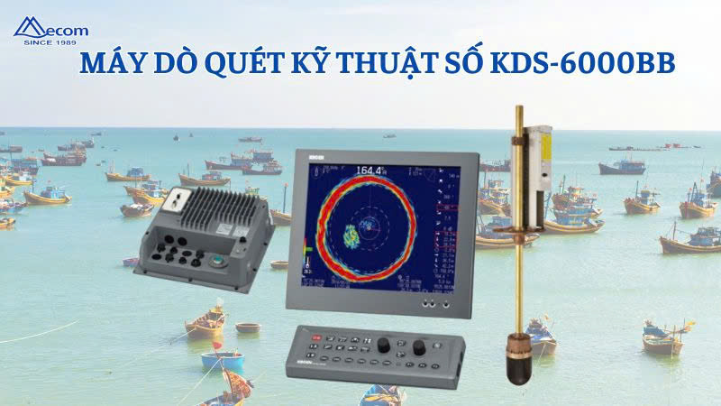 MÁY DÒ QUÉT KỸ THUẬT SỐ KDS-6000BB: CÔNG NGHỆ SONAR TIÊN TIẾN CHO NGÀNH KHAI THÁC HẢI SẢN