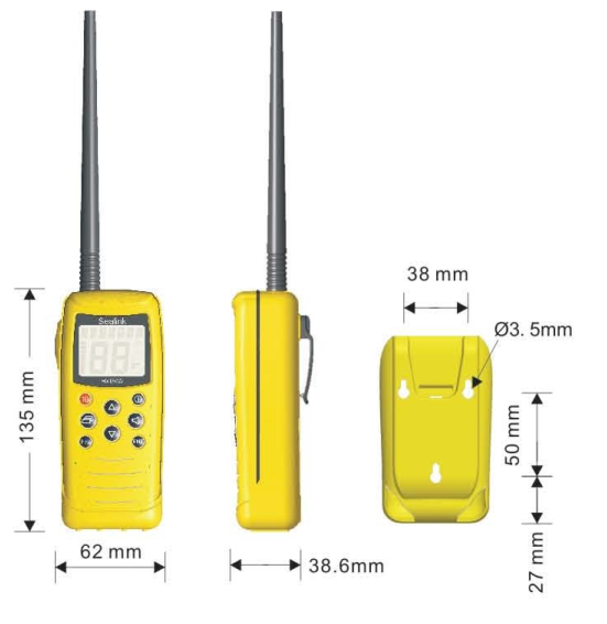 Thiết bị VHF 2 chiều GMDSS SEALINK HX1500